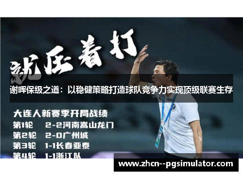 谢晖保级之道:以稳健策略打造球队竞争力实现顶级联赛生存 谢晖保级之道:以稳健策略打造球队竞争力实现顶级联赛生存